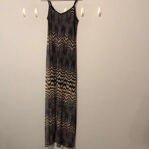 Fire Los Angeles long dress